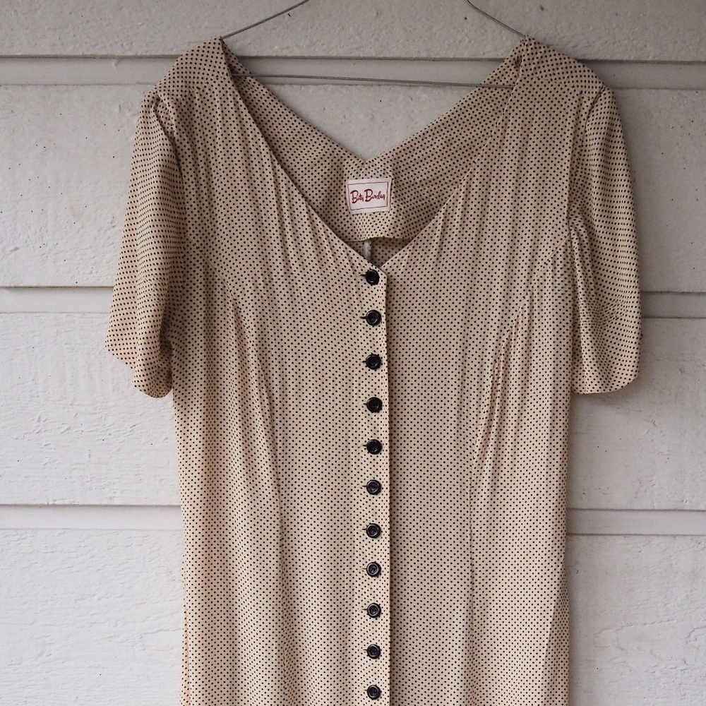 {Vintage} Black and White Sexy Maxi Dress!